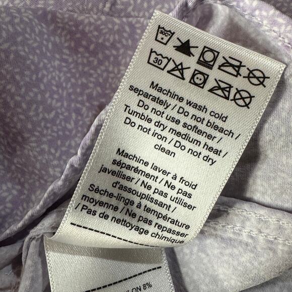 UNTUCKit Large Slim Fit Button-Up Shirt Short Sleeve Pocket Stretch Lightweight - Picture 6 of 7